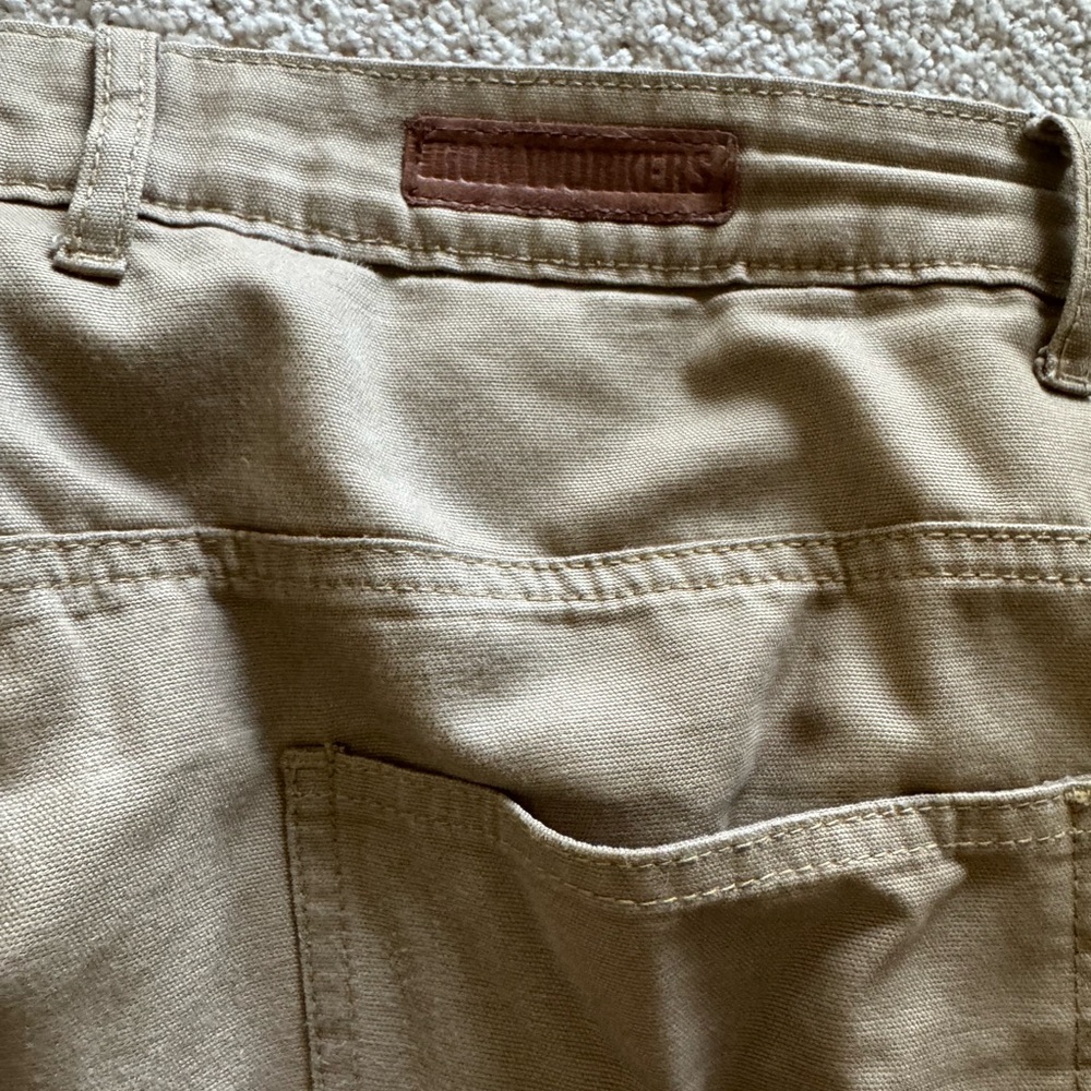 Ironworkers Khaki Motorcycle Pants